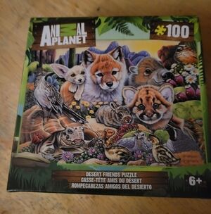 MasterPieces Animal Planet Desert Friends - 100 Piece Kids Puzzle, New